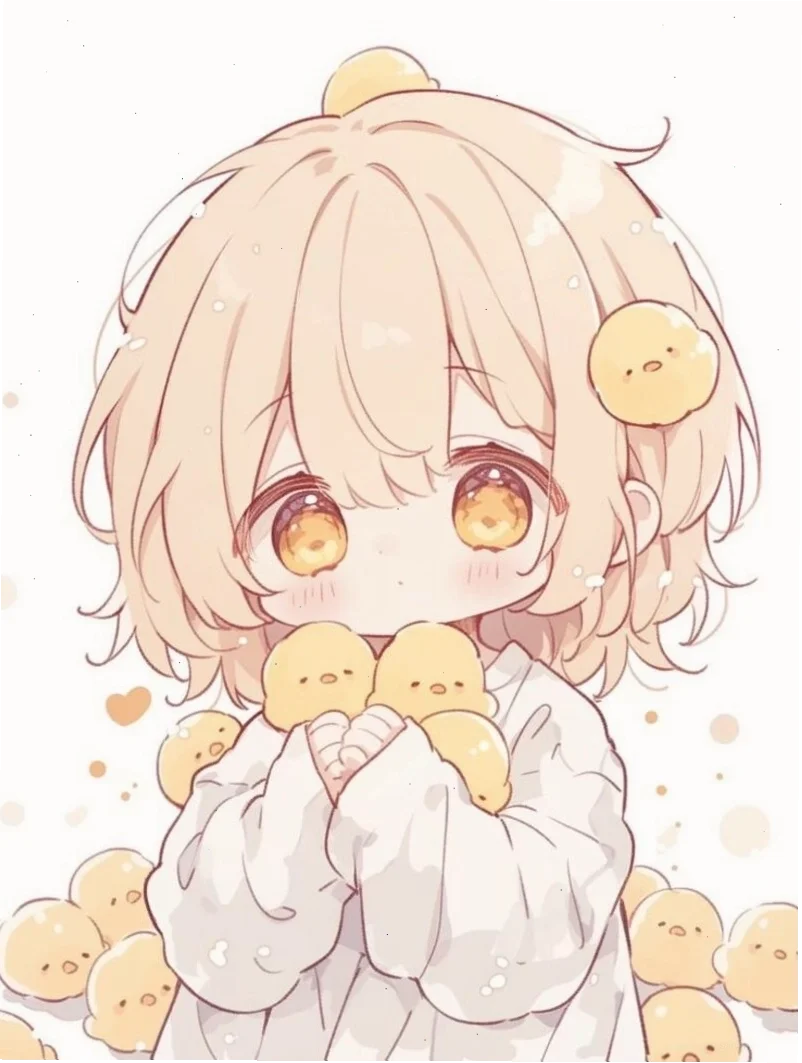 Cặp đôi anime chibi dễ thương