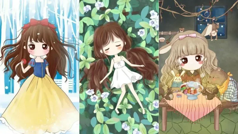 Những hình vẽ chibi ngây thơ và quyến rũ - hình 4