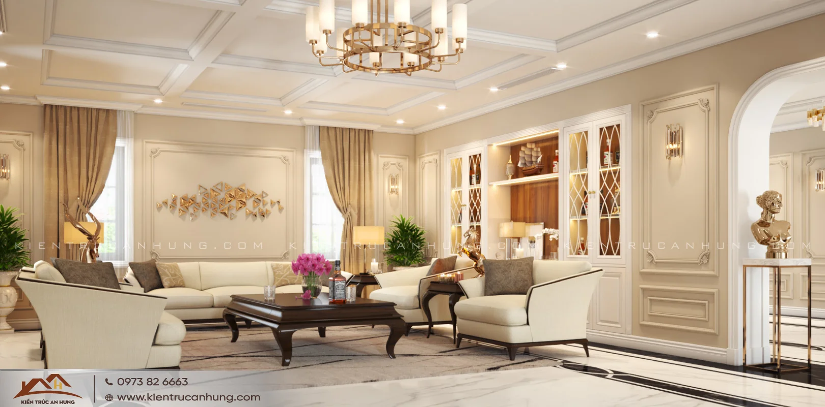 Nội thất đẹp cho phong cách tân cổ điển