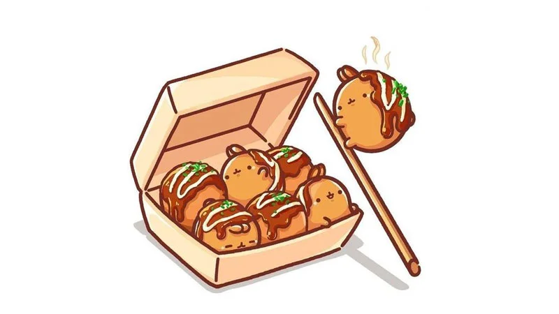Hình vẽ cute đơn giản về đồ ăn thức uống - hình 6