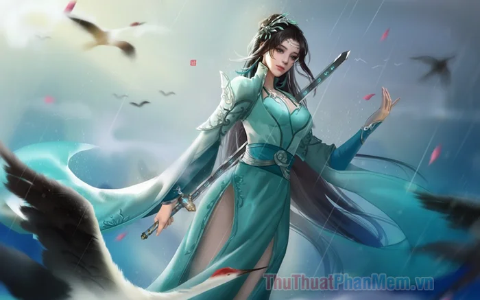 Khám phá những bức ảnh anime cổ trang nữ lạnh lùng đẹp nhất, nơi vẻ đẹp huyền bí và phong thái uy nghiêm hòa quyện tạo nên những tác phẩm nghệ thuật