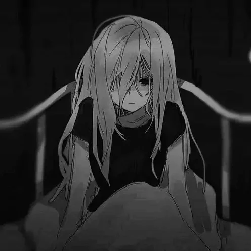 Avatar Sad Girl Anime Đen Trắng: Biểu Cảm Sâu Lắng Cho Năm 2026