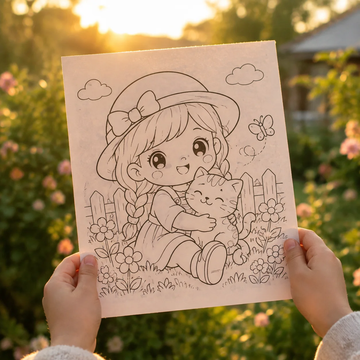 tranh tô màu cute: gợi ý số 30