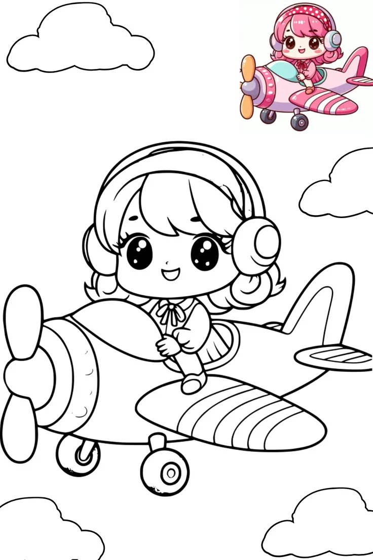 200+ tranh tô màu chibi cute, đơn giản dễ tô, tải xuống miễn phí