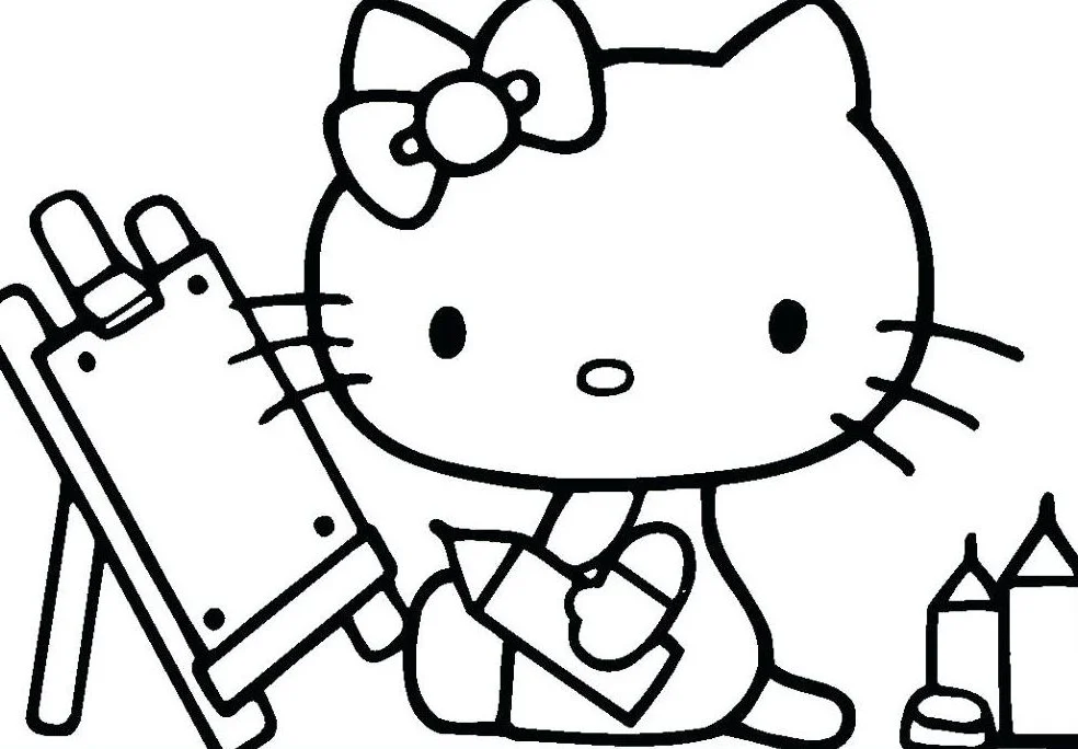 TOP 25+] Mẫu Tranh Tô Màu Hello Kitty Cute, Dễ Thương Dành Cho Bé