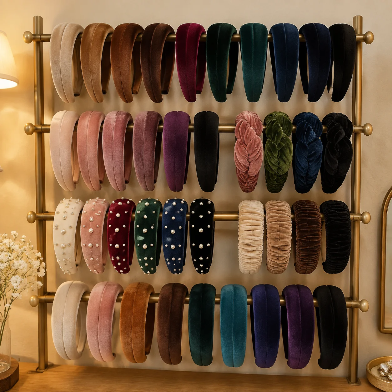 Hình 4 trong bộ sưu tập phụ liệu tóc