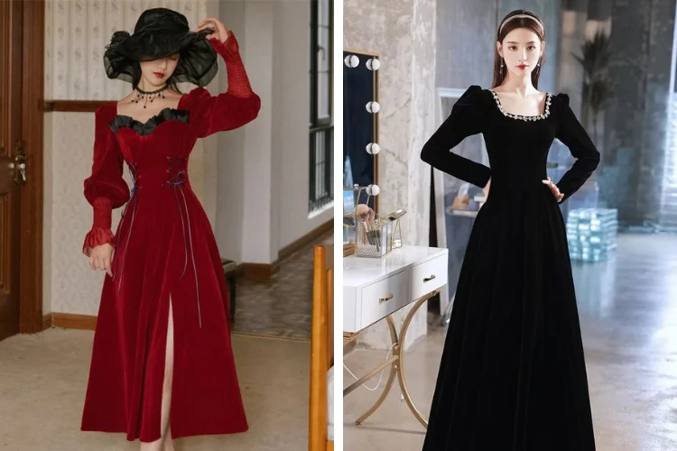 Đầm nhung là gì? Bật mí các kiểu đầm nhung ĐẸP NHẤT hiện nay