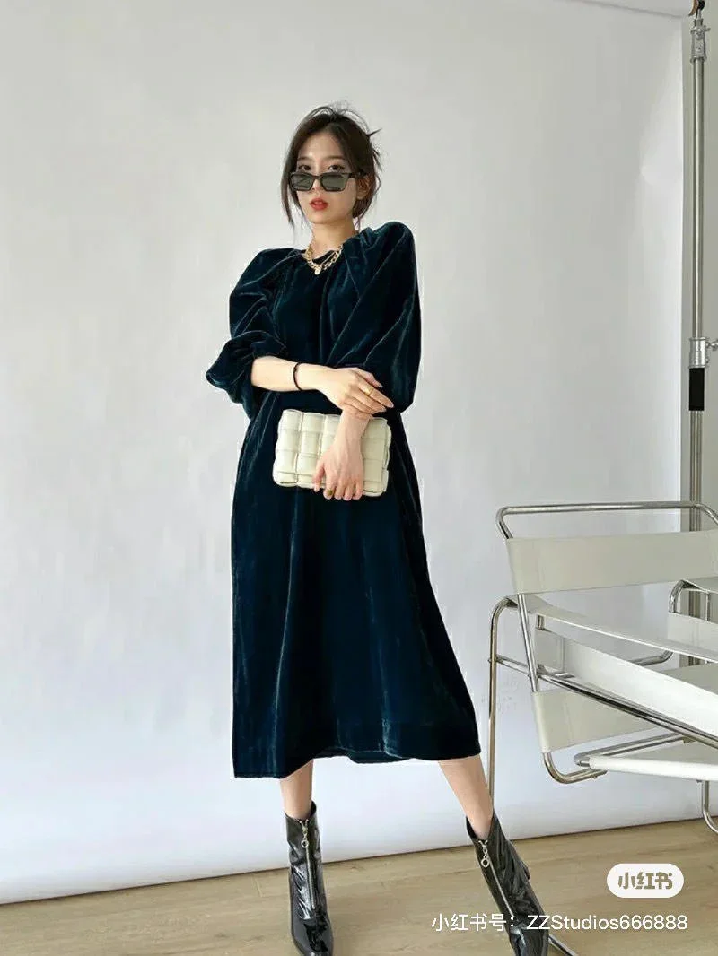 mẫuđầm nhungđẹp