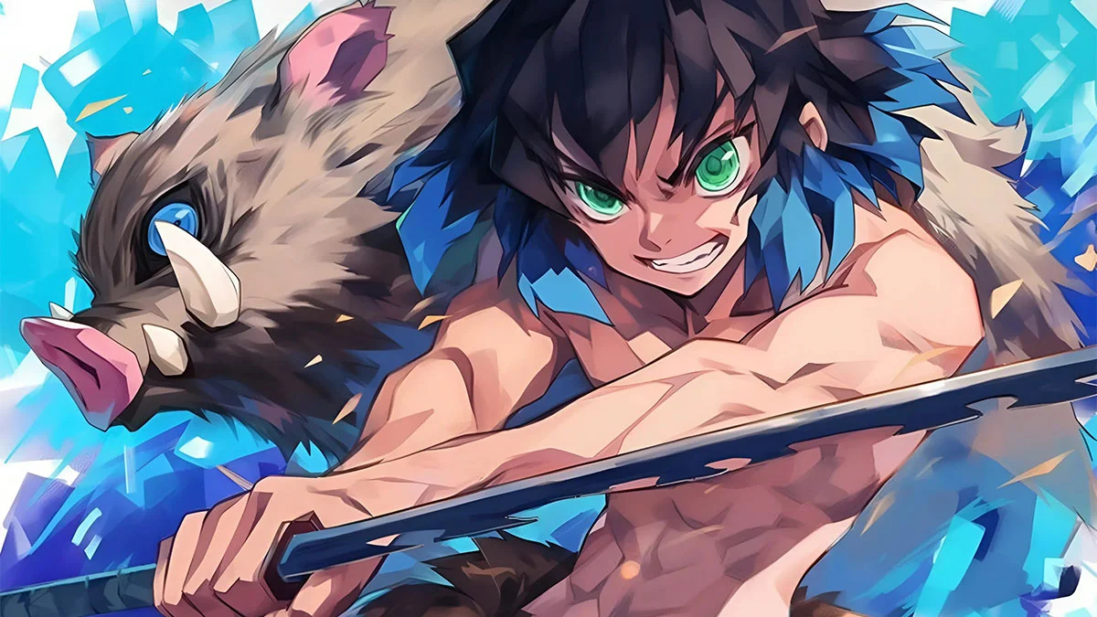 nhân vật đẹp trai nhất Anime: Inosuke Hashibira (Demon Slayer)
