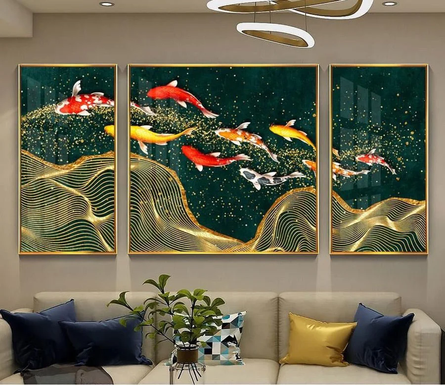 Tranh Cửu ngư quần hội