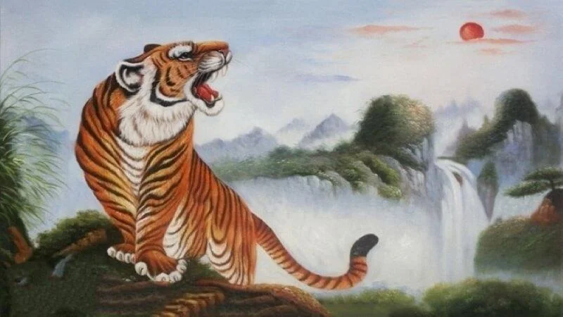Tranh Hổ phong thủy