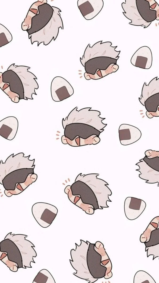 Hình nền Gojo chibi cute cho điện thoại