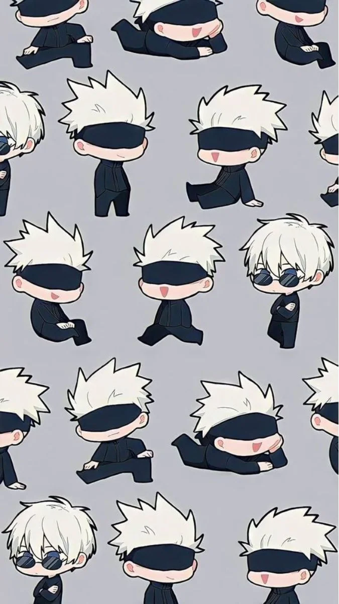 Hình nền Gojo chibi cute cho điện thoại (3)