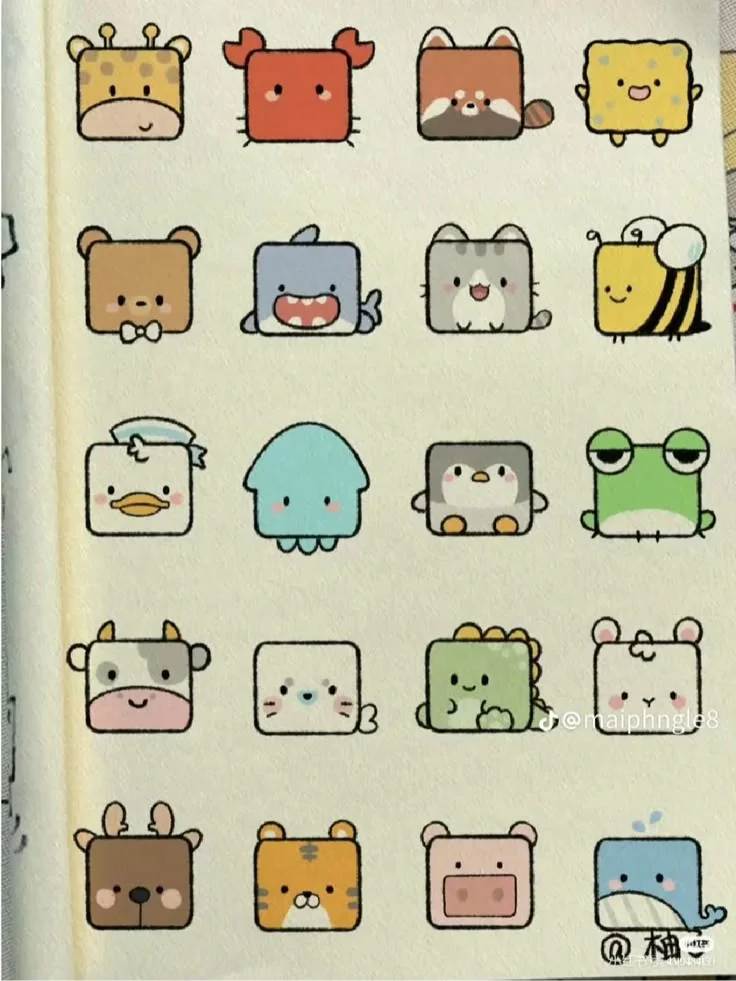 Các hình vẽ đơn giản | Hinh ve cute, Hình vẽ dễ thương cute, Ý tưởng nhật ký