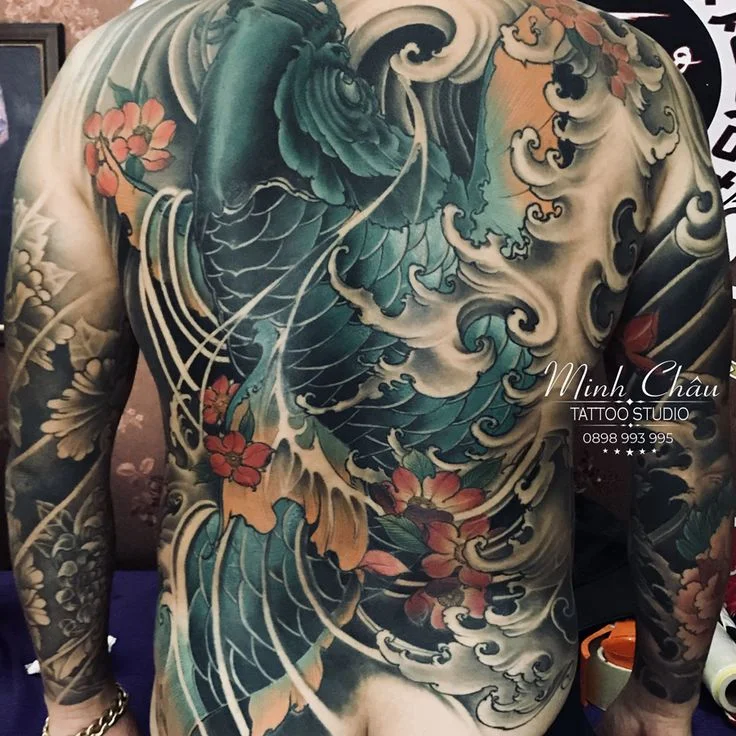 Top Hình Xăm Full Lưng Đẹp Cho Nam | Tattoo cá chép, Hình xăm phật, Hình