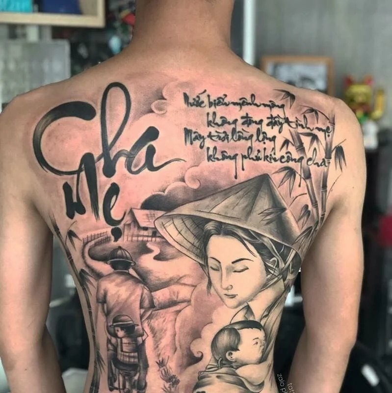 9999+ Hình xăm Full (Kín) lưng đẹp nét cho nam nữ 2025