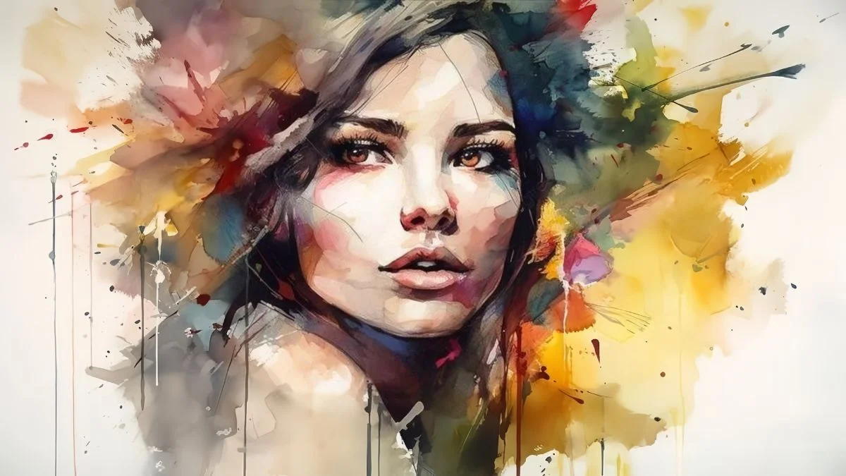 Vẽ tranh chân dung trừu tượng phá cách