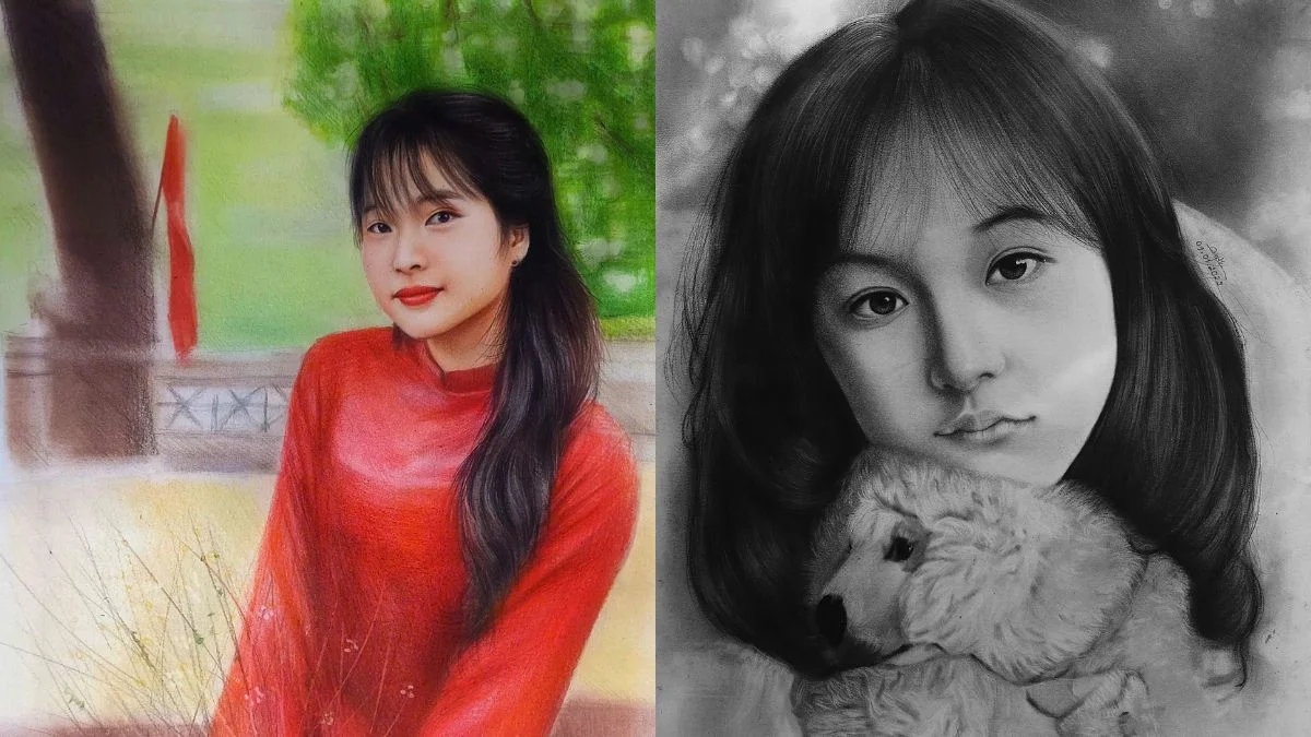 Vẽ tranh chân dung đời thường đẹp đẽ