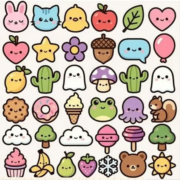 59 Hình Vẽ Trang Trí Cute Đơn Giản giúp bạn làm đẹp planner và note nhỏ